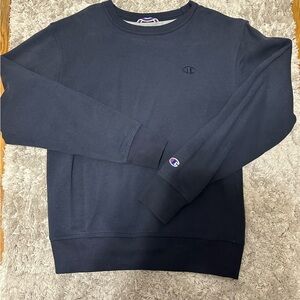 Champion Men's Navy Crewneck